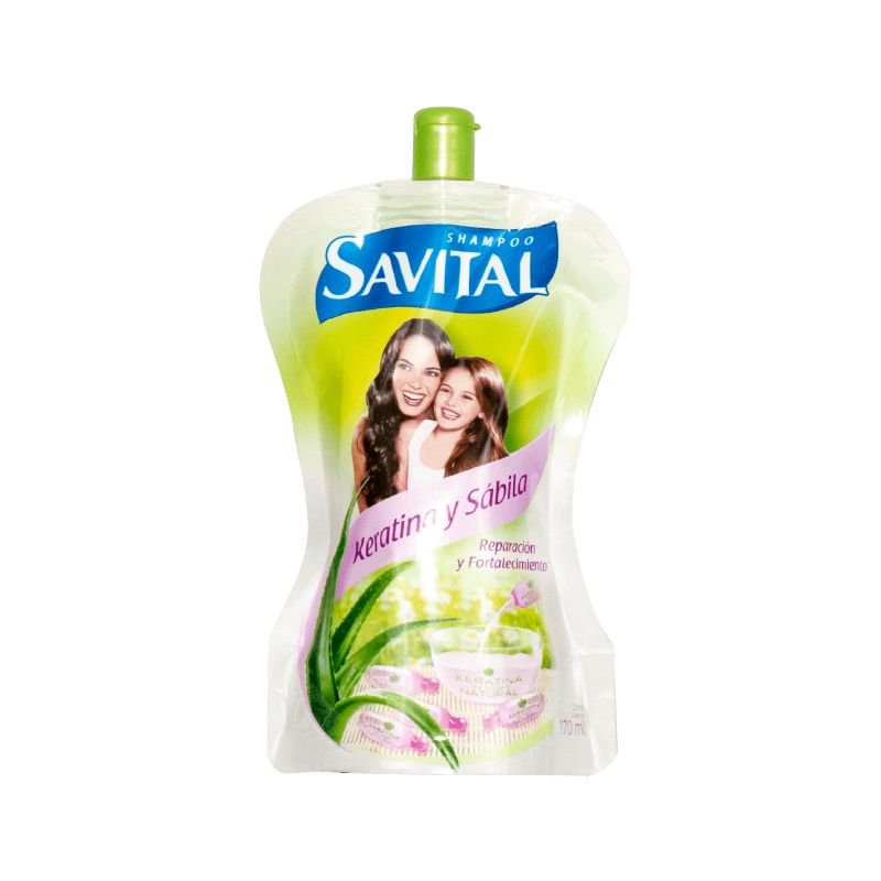 Shampoo Savital con Keratina y Sábila 170ml